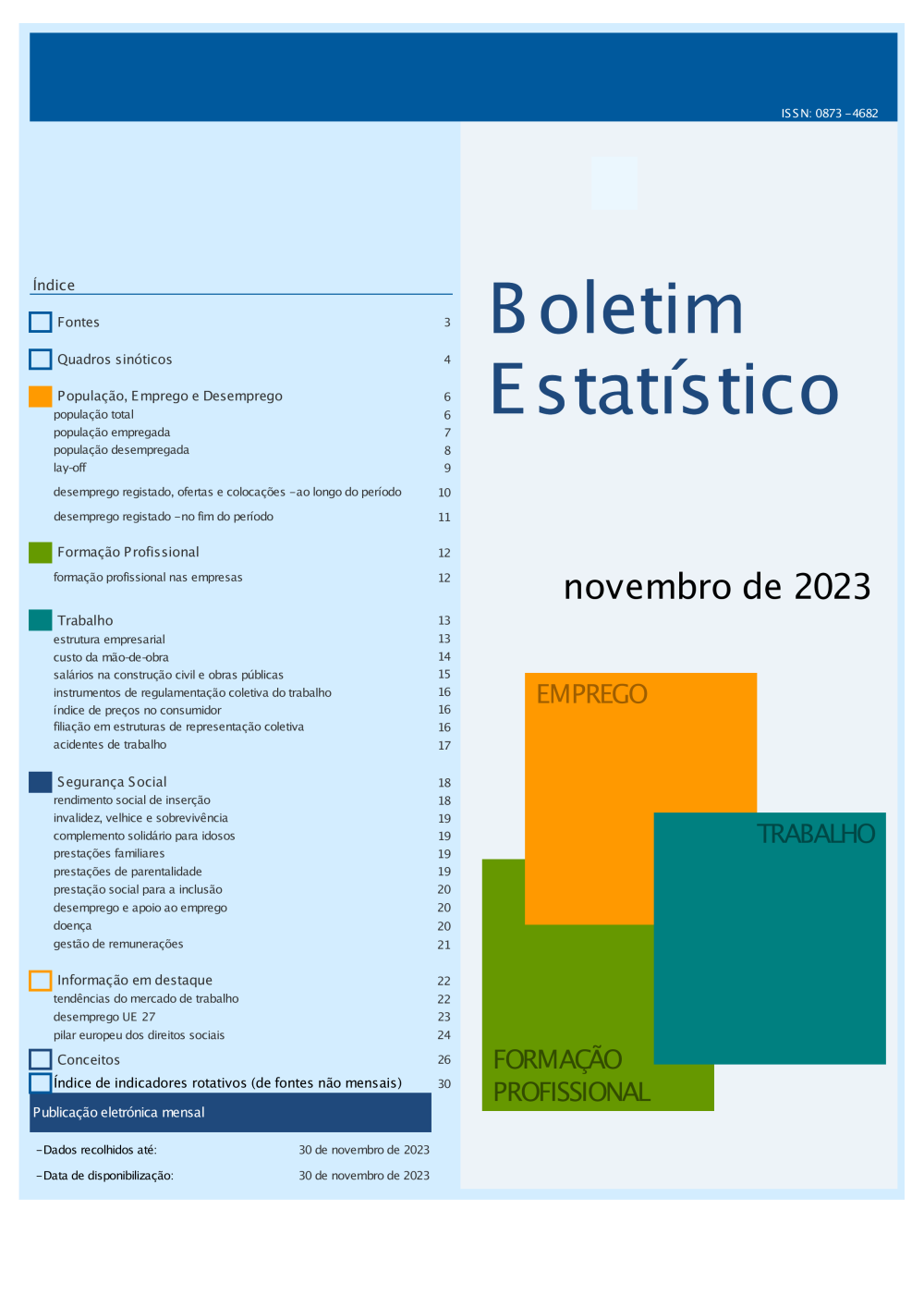 Boletim Estatístico - Novembro 2023