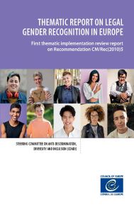 Relatório do Conselho da Europa sobre o reconhecimento jurídico da identidade de género na Europa (Primeiro relatório de revisão da implementação da Recomendação CM/Rec(2010)