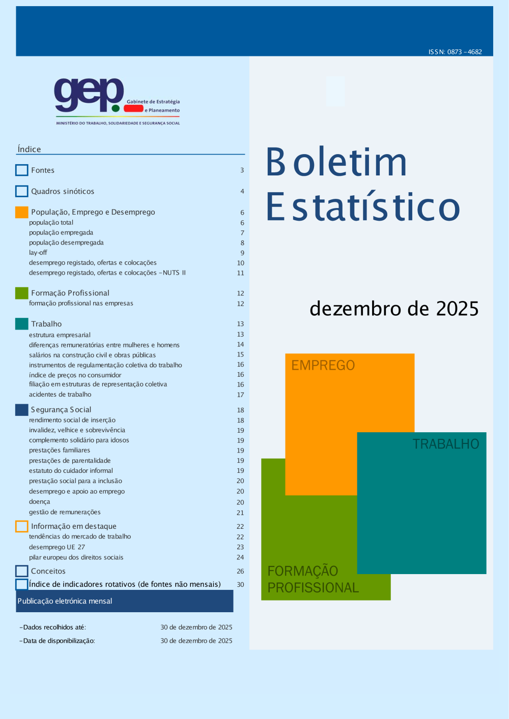 Boletim Estatístico - Dezembro 2025