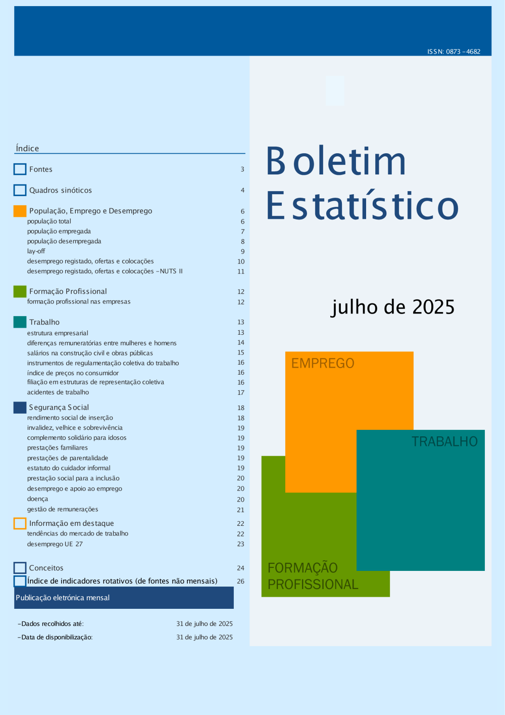 Boletim Estatístico - Julho 2025