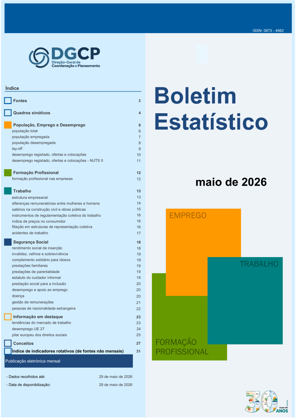 Boletim Estatístico - Maio 2026