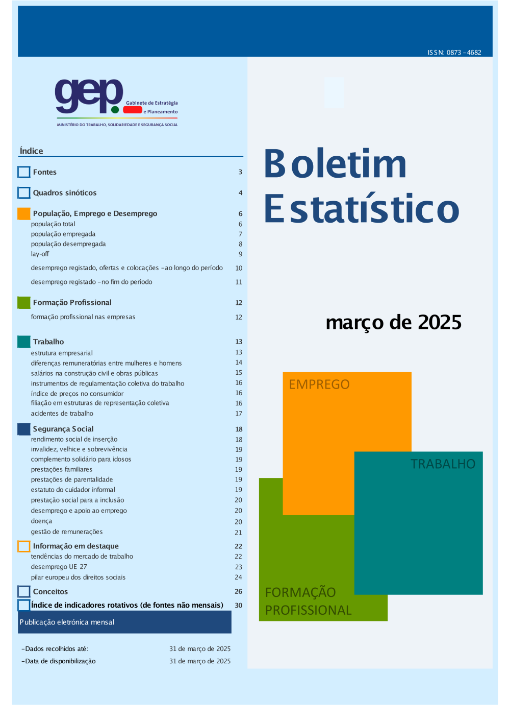 Boletim Estatístico - Março 2025
