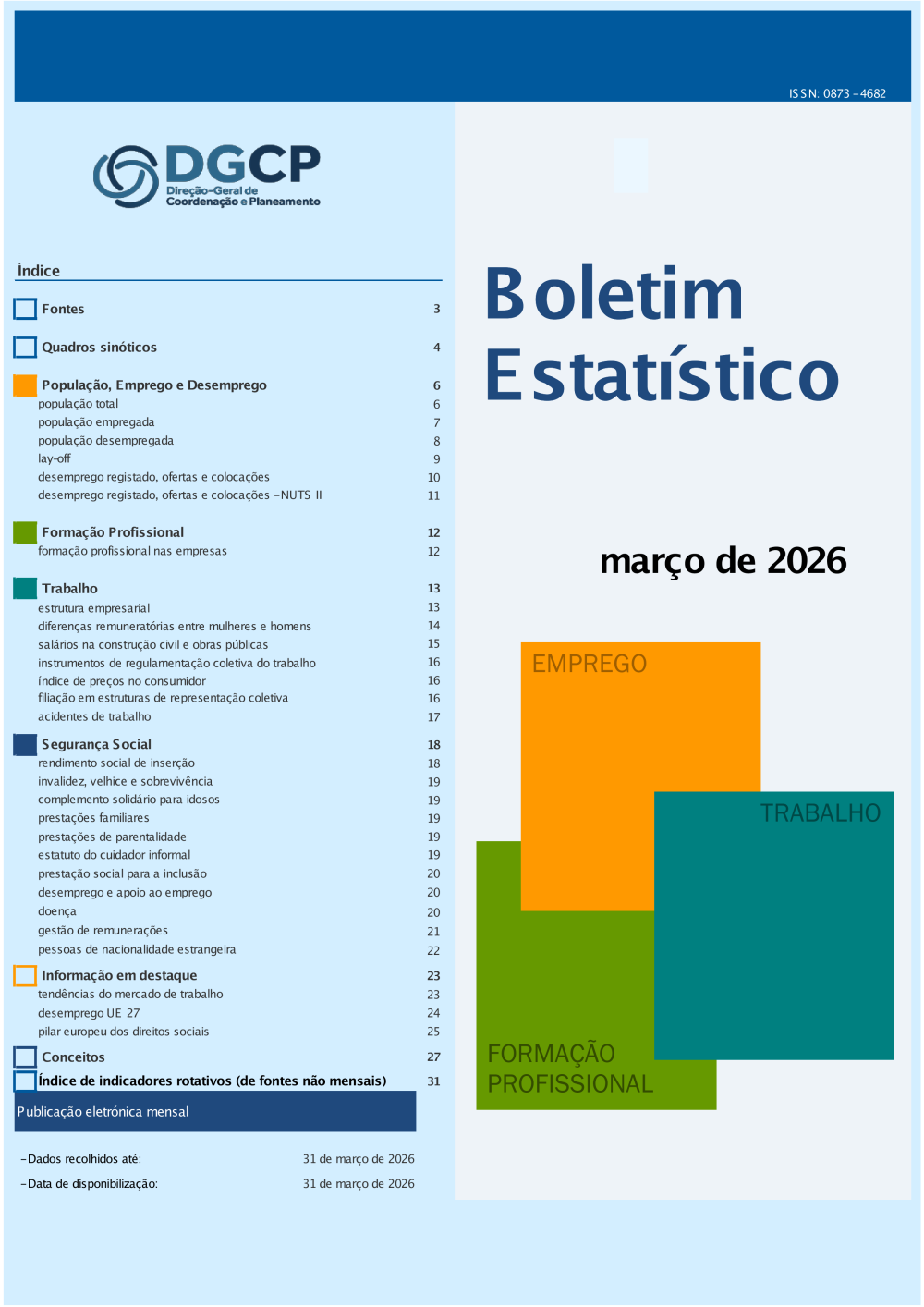 Boletim Estatístico - Março 2026