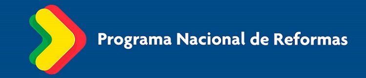 Imagem do Programa Nacional de Reformas, com links para a respectiva página no Portal do Governo