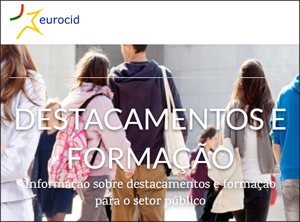 Destacamentos e formação para o setor público - Projeto Carreiras Europeias
